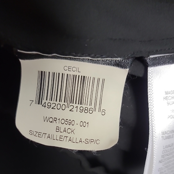 BCBGMAXAZRIA Cecil Asymmetric Sleeveless Top In Black Size Small - Picture 4 of 16